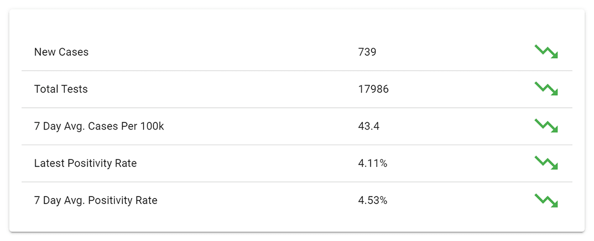Fig. 1 - Table of metrics